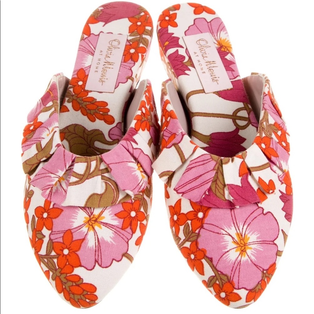 Olivia Morris at Home Blossom Frill Sippers in Canvas Floral